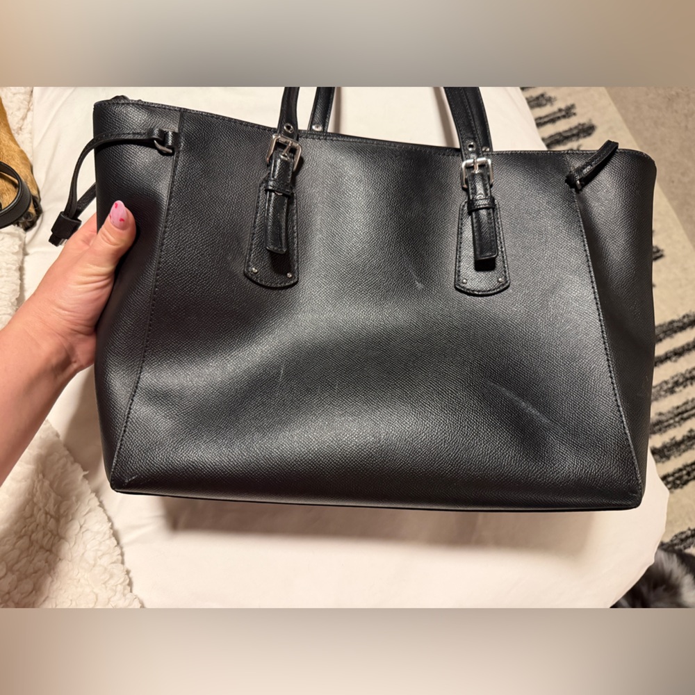Michael Kors Black Saffiano Leather Tote - Picture 4 of 4